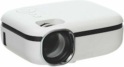 Art Z852 Projector HD LED Lamp with Built-in Speakers White