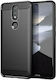 Hurtel Carbon Back Cover Σιλικόνης Μαύρο (Nokia 2.4)