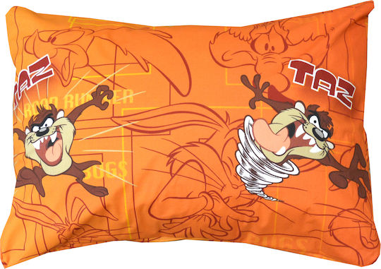 Viopros Taz Kids Cotton Pillowcase Set 50x70cm 30 Orange 658504