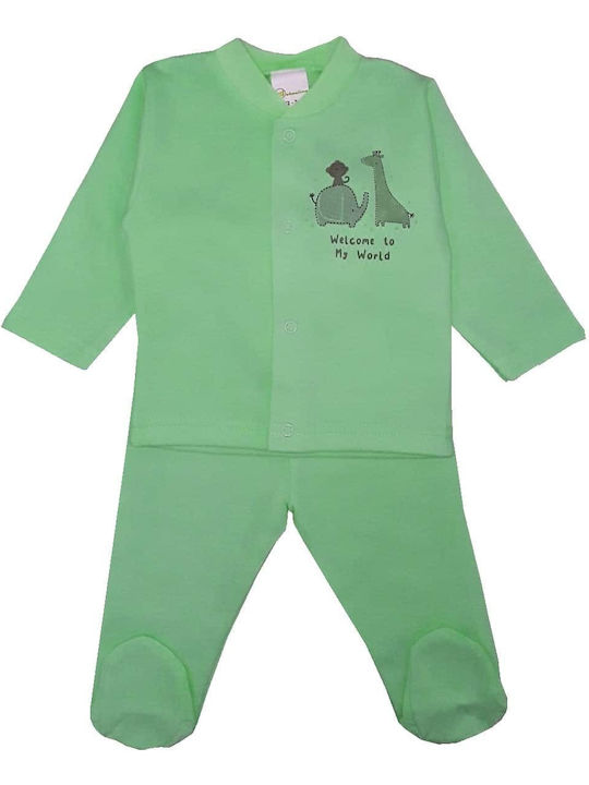 Beboulino Kids Set With Green Pants 2 Pieces