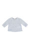 Kids Striped Shirt Long Sleeve Light Blue