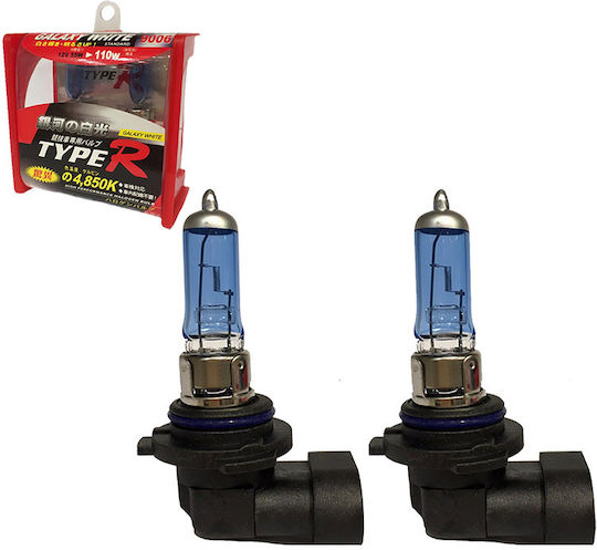 Type-R Λάμπες Αυτοκινήτου Galaxy White HB4-9006 Αλογόνου 12V 55W 2τμχ