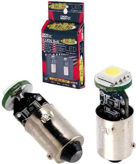 Racesport Lămpi Autoturismului H6W-BAX9s Canbus LED 12V 3W 2buc