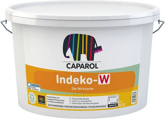 Caparol Indeko-W Plastic Culoare Antimucegai pentru Intern utilizare 12.5lt
