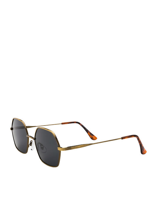Mano Unisex Sunglasses with Metal Frame Bronze ...