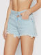 501 Women's Jean High-waisted Shorts Light Blue