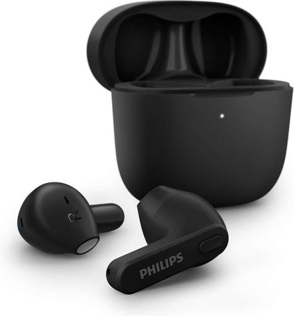 Philips TAT2236 Earbud Bluetooth Handsfree Ακουστικά με Θήκη Φόρτισης Μαύρα