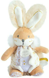 Doudou et Compagnie Rabbit Rattle with Dummy Clip für 0++ Monate