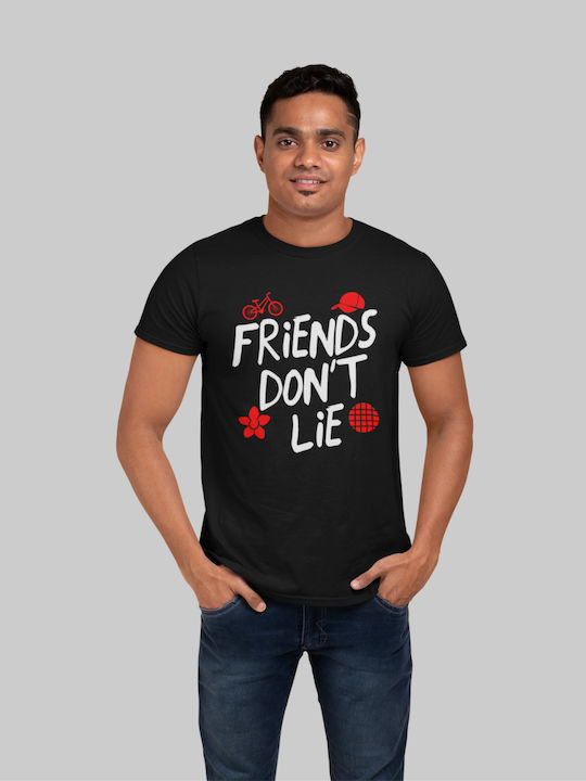 Friends Don't Lie T-shirt σε Μαύρο χρώμα