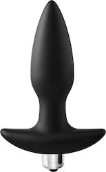 Dream Toys Fantasstic Πρωκτική Σφήνα με Δόνηση Black 17.5cm
