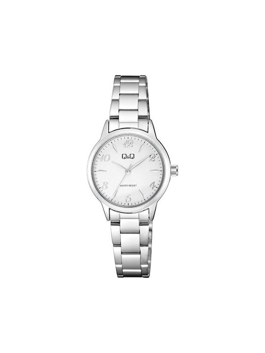 Q&Q Watch with Silver Metal Bracelet