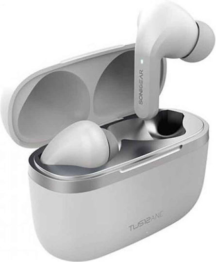 Sonic Gear TWS12ANCW In-ear Bluetooth Handsfree Ακουστικά με Θήκη Φόρτισης Λευκά