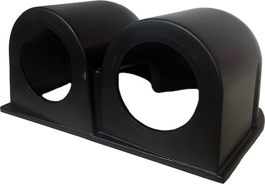 Auto Gauge Βάση Οργάνων Αυτοκινήτου Διπλή 52mm για τοποθέτηση στο Ταμπλό