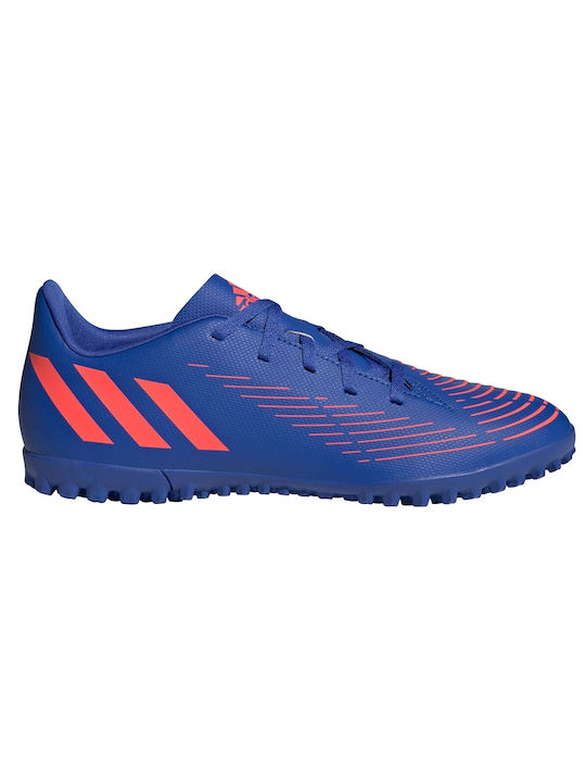 Adidas Predator Edge.4 TF Χαμηλά Ποδοσφαιρικά Παπούτσια με Σχάρα High Res Blue / Turbo