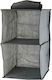 Fabric Hanging Storage Case For Clothes in Gray Color 30x30x50cm 1pcs