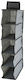 Fabric Hanging Storage Case For Clothes in Gray Color 15x30x70cm 1pcs