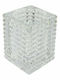 Bolsius Κηροπήγιο για Ρεσώ Γυάλινο Διάφανο 7.6x7.6x9.8εκ.