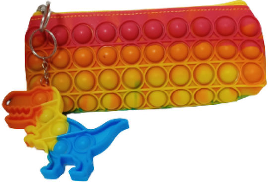 Luna Pop It Fidget Federmäppchen Orange - Red