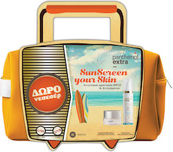 Panthenol Plus SunScreen Your Skin Diaphanous Set cu Crema de protecție solară pentru față