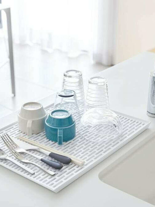 Yamazaki Plastic White Drying Surface 42.5x30.7x1.5cm