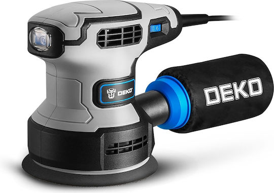 Deko DKOS32ST1 Έκκεντρο Τριβείο 125mm Ρεύματος 320W με Ρύθμιση Ταχύτητας και με Σύστημα Αναρρόφησης