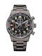 Citizen Watch Chronograph Eco - Drive with Black Metal Bracelet