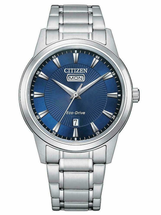 Citizen Herrenuhr 40mm Eco - Antrieb mit Silber...