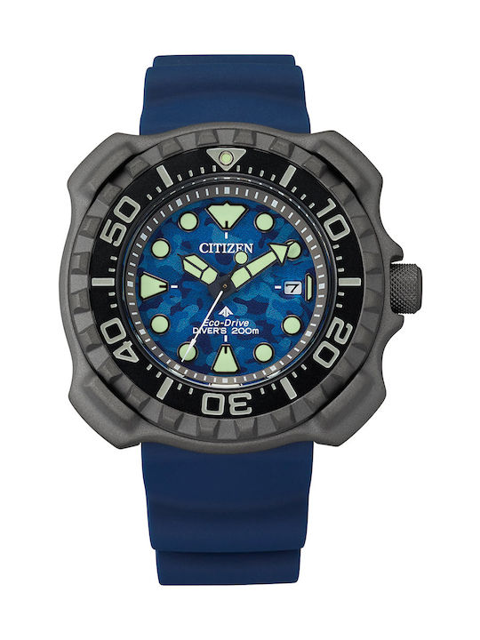 Citizen Promaster Dive Uhr Eco - Antrieb mit Blau Kautschukarmband