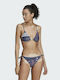 Adidas Bikini Set Triangle Top & Slip Bottom with Laces Souleaf Shadow Navy