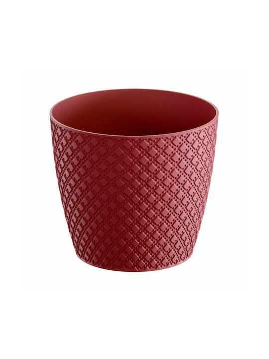 Marhome Orient Flower Pot 21.8x19.3cm in Red Color 11-23-220-3 09-DOR220-207C