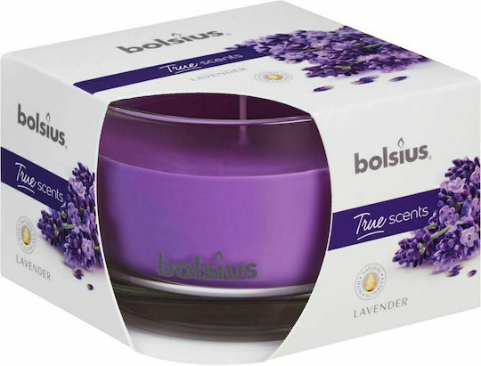 Bolsius Αρωματικό Κερί σε Βάζο με Άρωμα Λεβάντα 440gr