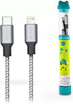 Devia Geflochten USB-C zu Lightning Kabel Schwarz 1m (DVCB-348297)