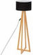 Atmosphera Molu Vintage Floor Lamp H141xW39.5cm. with Socket for Bulb E27 Brown
