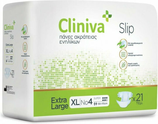 GEH Global Etiquette Hygiene Cliniva Slip Incontinence Diapers XLarge 4x21pcs