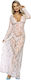 Subblime Long Sleeve Long Dress White