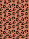 Wallpaper Flora Vinyl Orange L1005xW53cm Washable