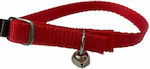 Pet Camelot 4501 Katzenhalsband mit Glocke Rot 10mm x 30cm