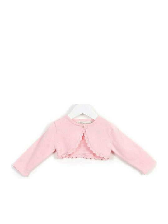 Losan Girls Bolero Jacket with Buttons Pink