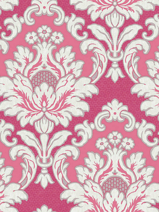 Wallpaper Vinyl Fuchsia L1005xW53cm Washable