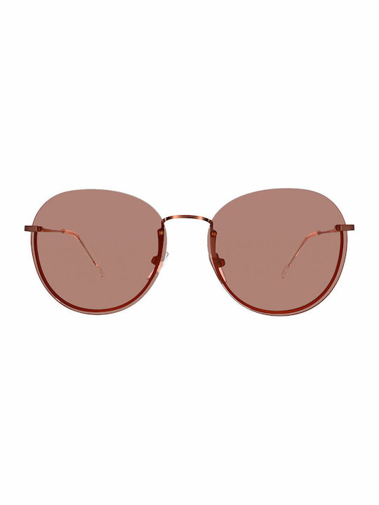 DKNY Women's Sunglasses with Rose Gold Metal Frame DK101S-608