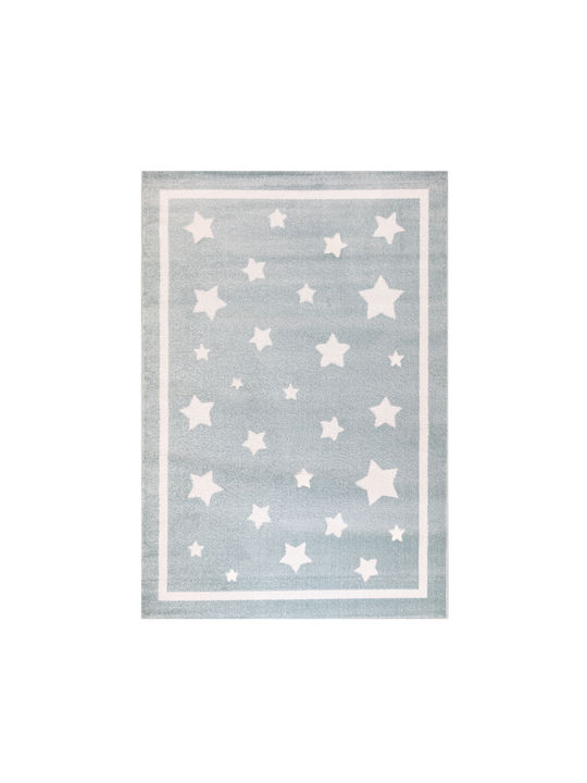 Ezzo Estrella A173AX6 Kids Rug Stele Blue 133x190cm Thickness 11mm 3-A173AX6-BL