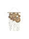 Inart Hanging Wall Decor Gold from Metal 58x3x103cm