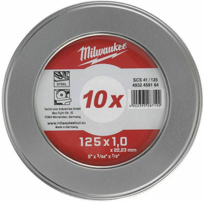 Milwaukee 4932478998 Disc de tăiere Metal 125mm 10buc