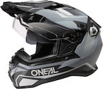 O'neal DSRS Square V.22 Black/Grey Κράνος Μηχανής Full Face με Sunvisor