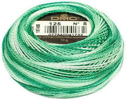DMC Ață Broderie Cotton Perle No8 Bumbac VERDE 87m