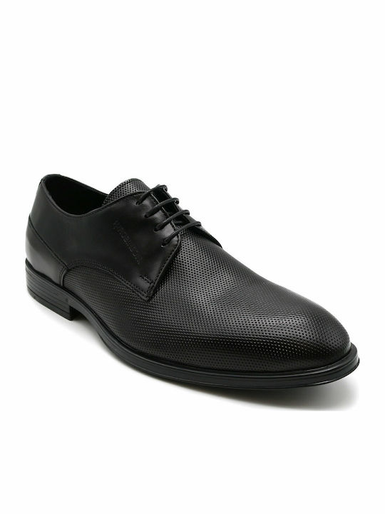 Robinson Δερμάτινα Ανδρικά Casual Παπούτσια Μαύρα