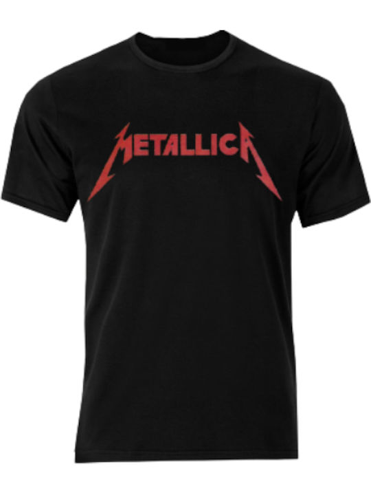 Tshirtakias Logo T-shirt Metallica Schwarz 213280-TSHIRT-BLACK