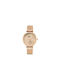 Q&Q Uhr mit Rose Gold Metallarmband