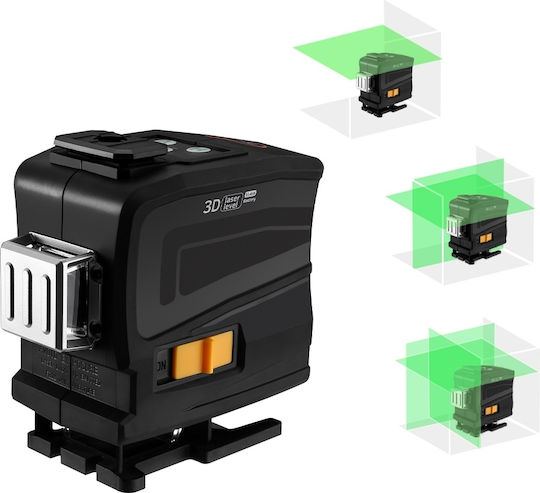 Deko Linear Laser Level Green Beam 3.7V with Working Range 30m