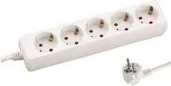 Electra Power Strip 5 Positions with Cable 1.5m